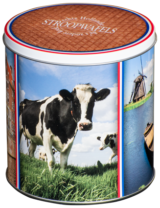 Blikje inclusief stroopwafels, diverse uitvoeringen